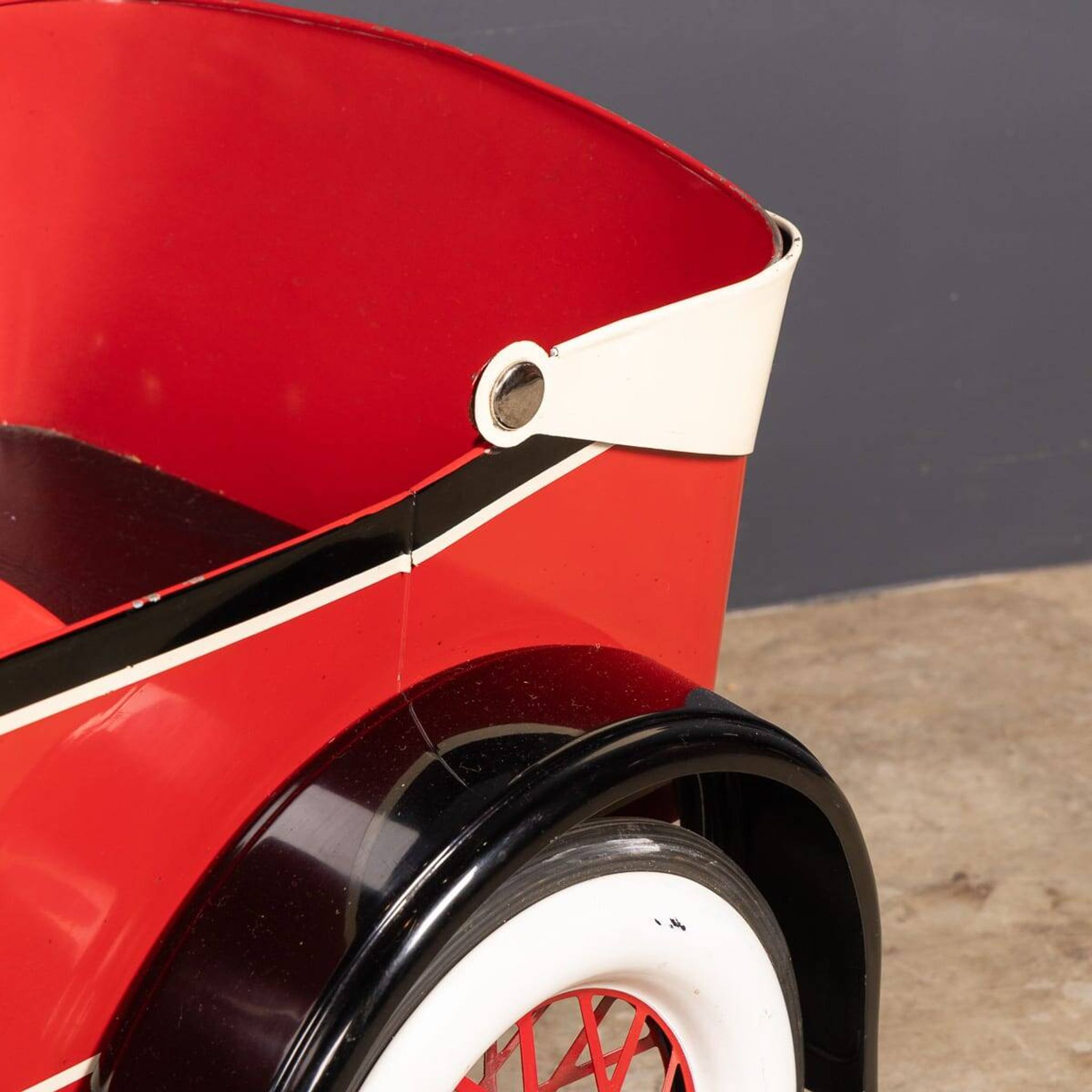 Vintage 20thC Rare American Packard Two Seat Pedal Car