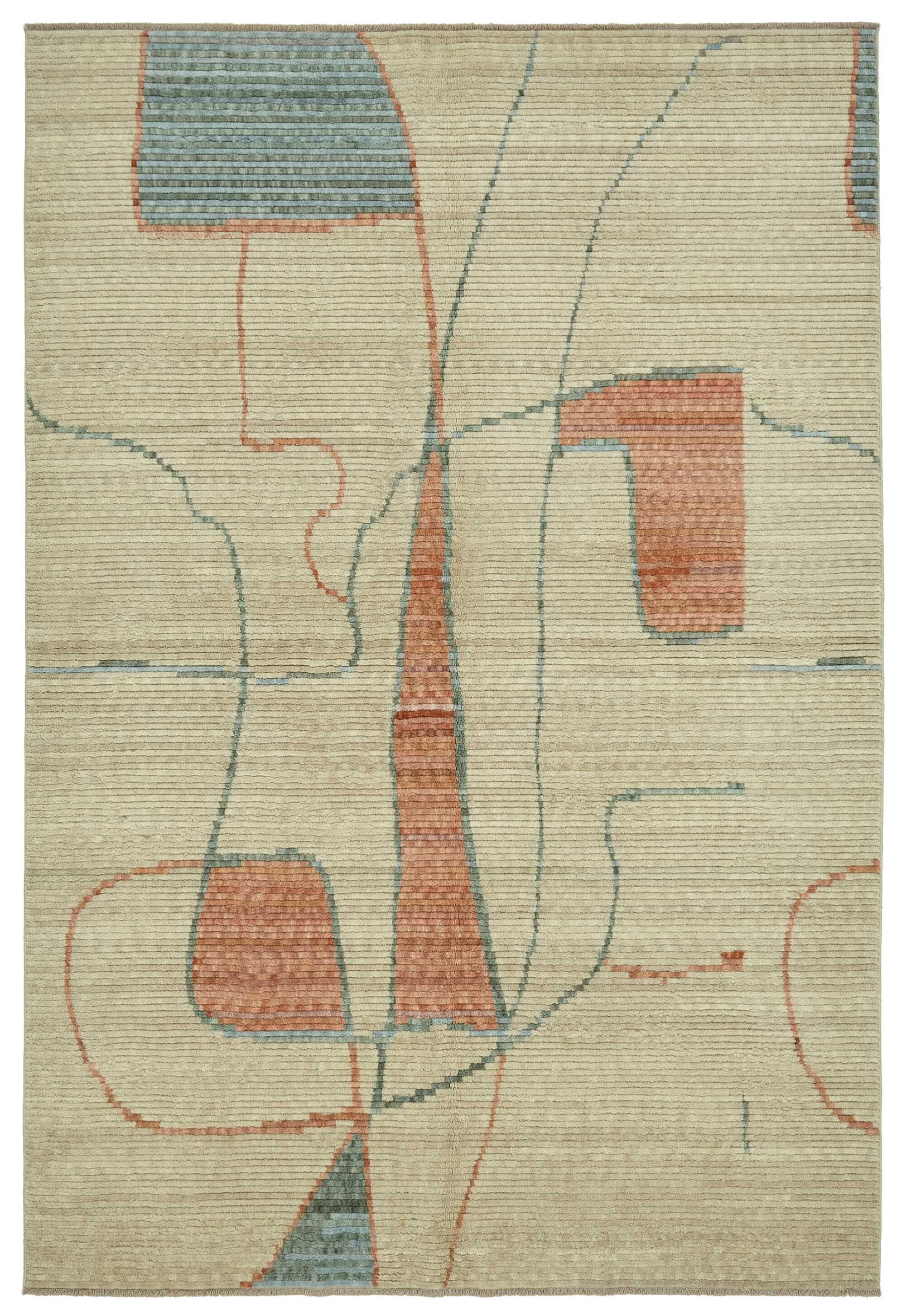 Turkish Handcrafted Loom Oushak Rug 205 cm x 297 cm