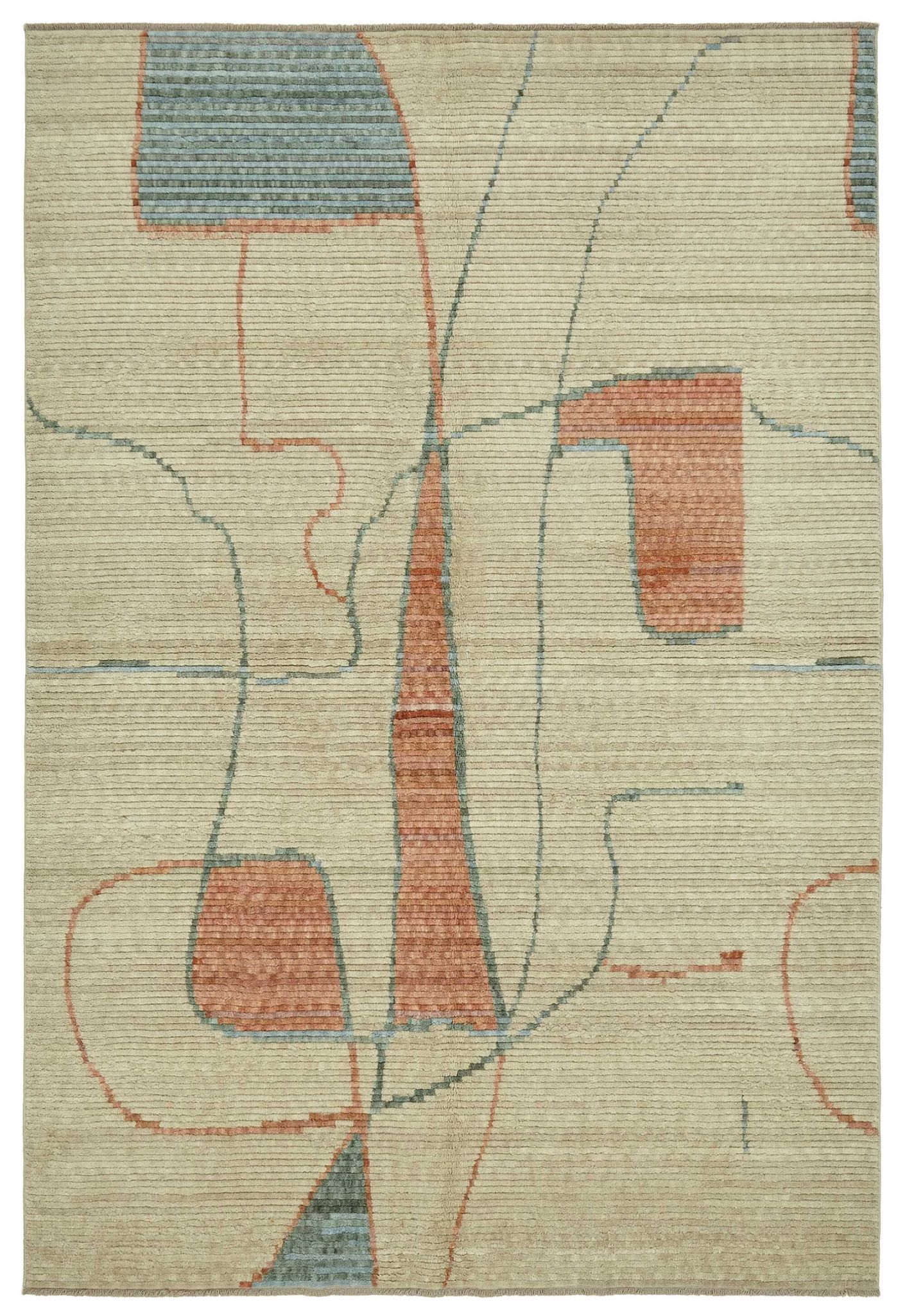 Turkish Handcrafted Loom Oushak Rug 205 cm x 297 cm