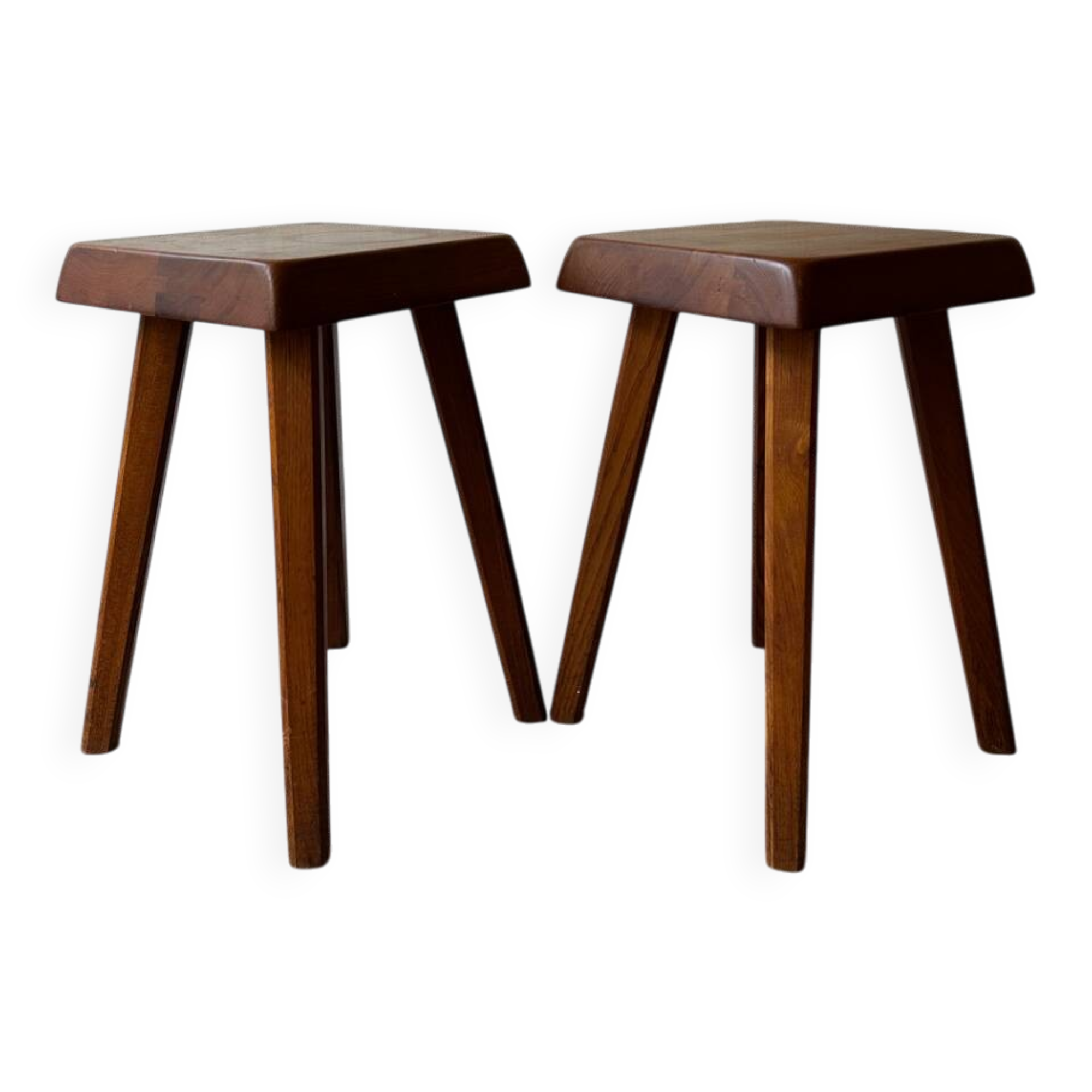 2 S01 stools by Pierre Chapo, 1970