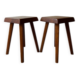 2 S01 stools by Pierre Chapo, 1970