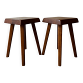 2 S01 stools by Pierre Chapo, 1970