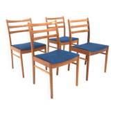 Set de 4 chaises scandinave en teck, Valdemarksvik, Suède, 1960