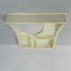 Vintage Plastic Bathroom Wall Shelf with Mirror