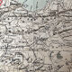 Carte ancienne Algérie et Tunisie 72,5x47cm