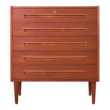 Mid-Century Danish Teak Chest of Drawers, 1960s