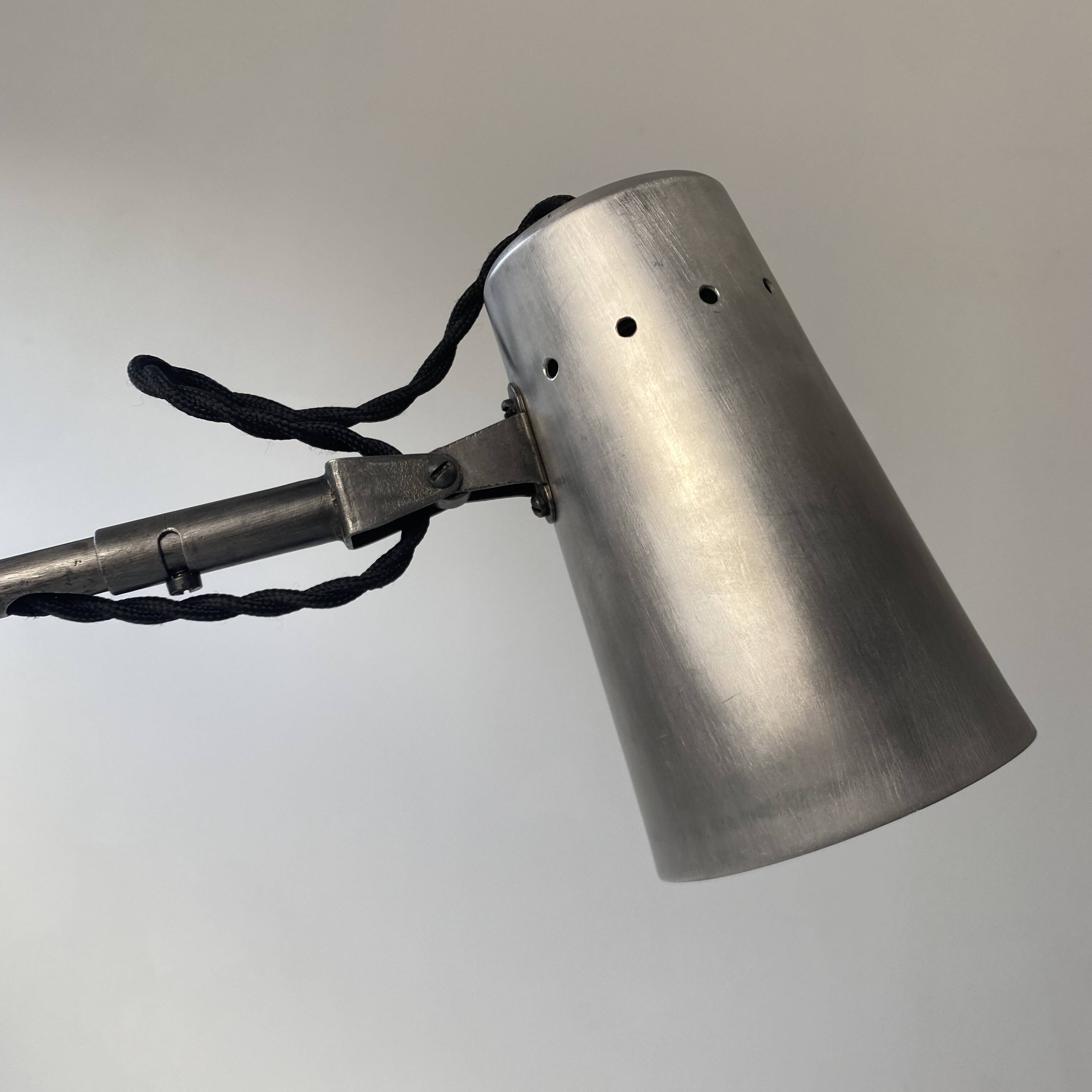 Vintage industrial workshop wall light from the 1950s.