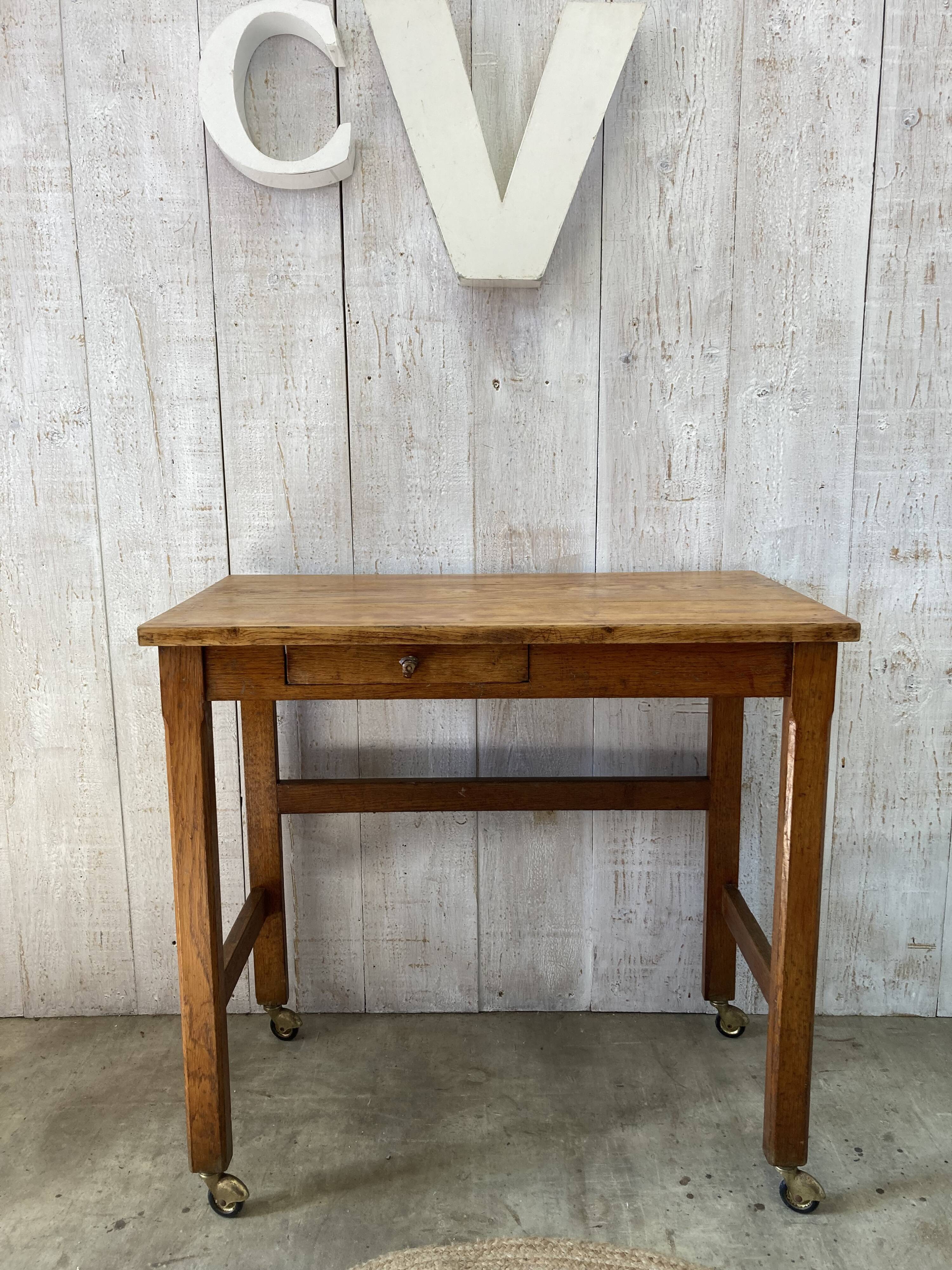 Vintage boarding school desk