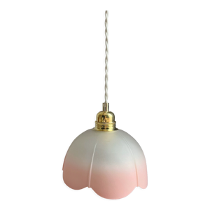 suspension fleur rose