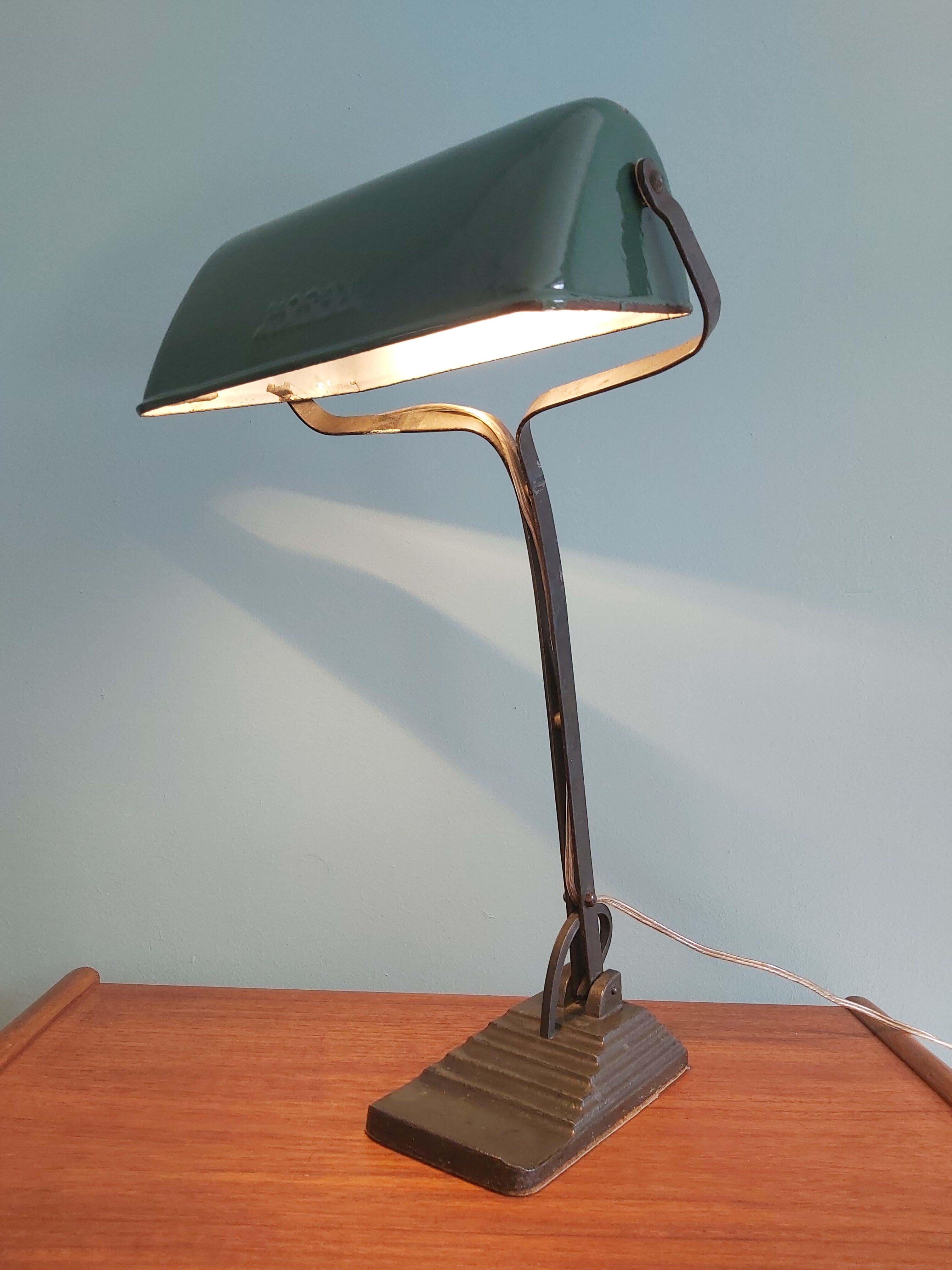 Horax desk lamp, Bauhaus design, 30s