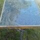Marble bistro table.