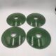 4 enameled sheet metal lampshades