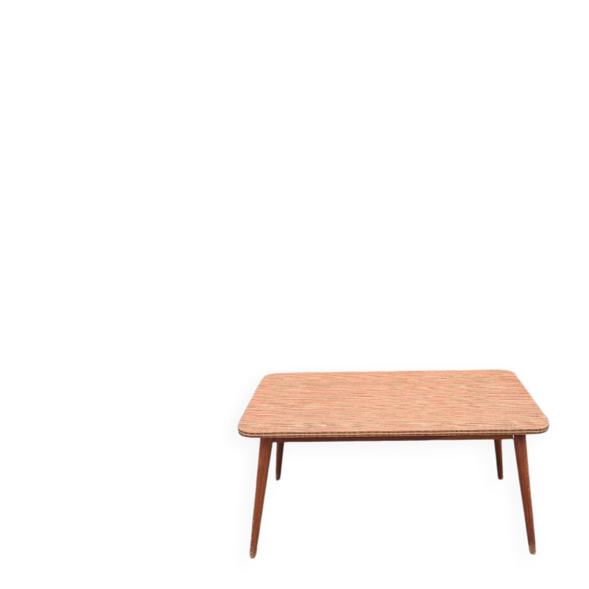 Table basse formica et bois massif