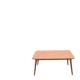Table basse formica et bois massif