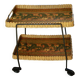 vintage rolling bar cart 1960