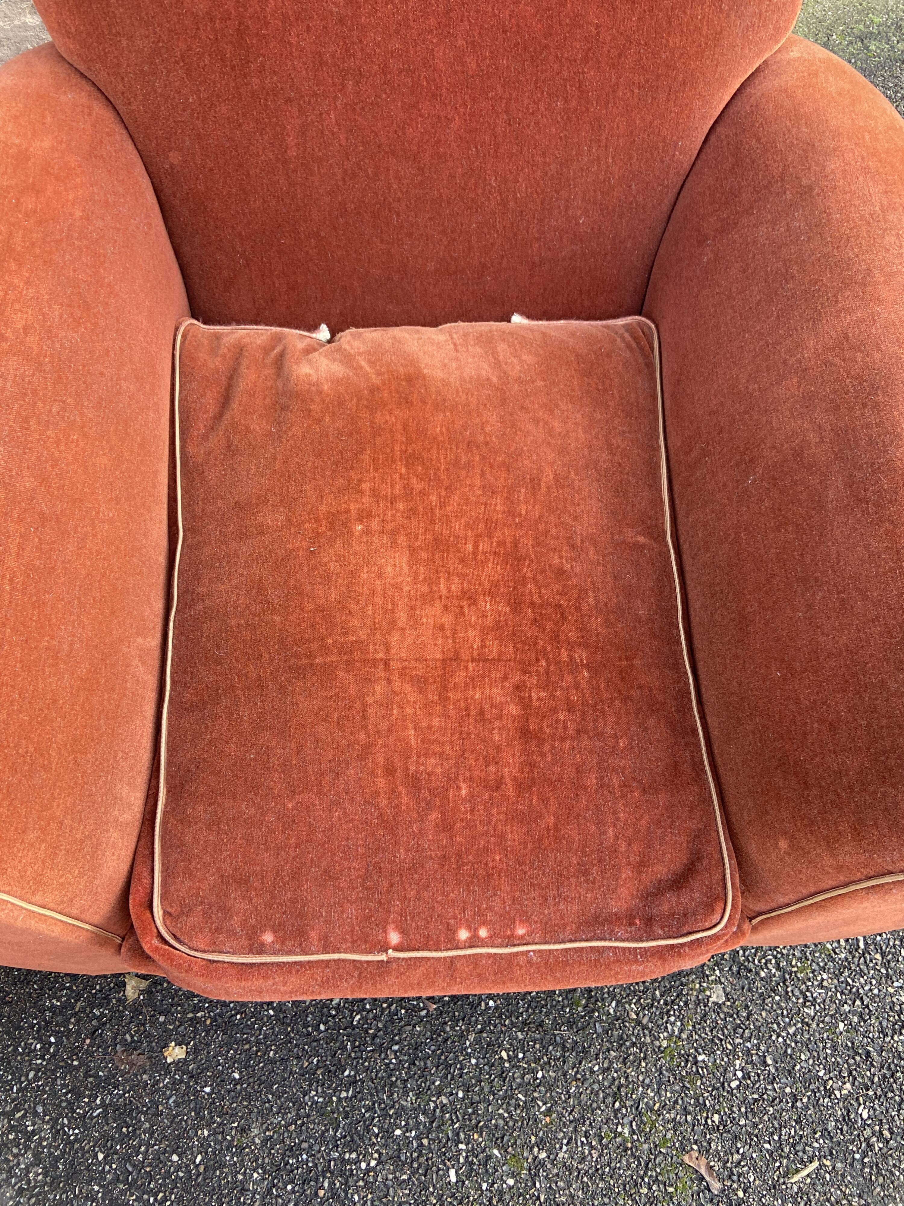 Paire de fauteuils club Art déco 1950