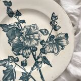Antique ironstone plate "Tremières" Salins