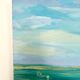 Huile sur toile paysage maritime