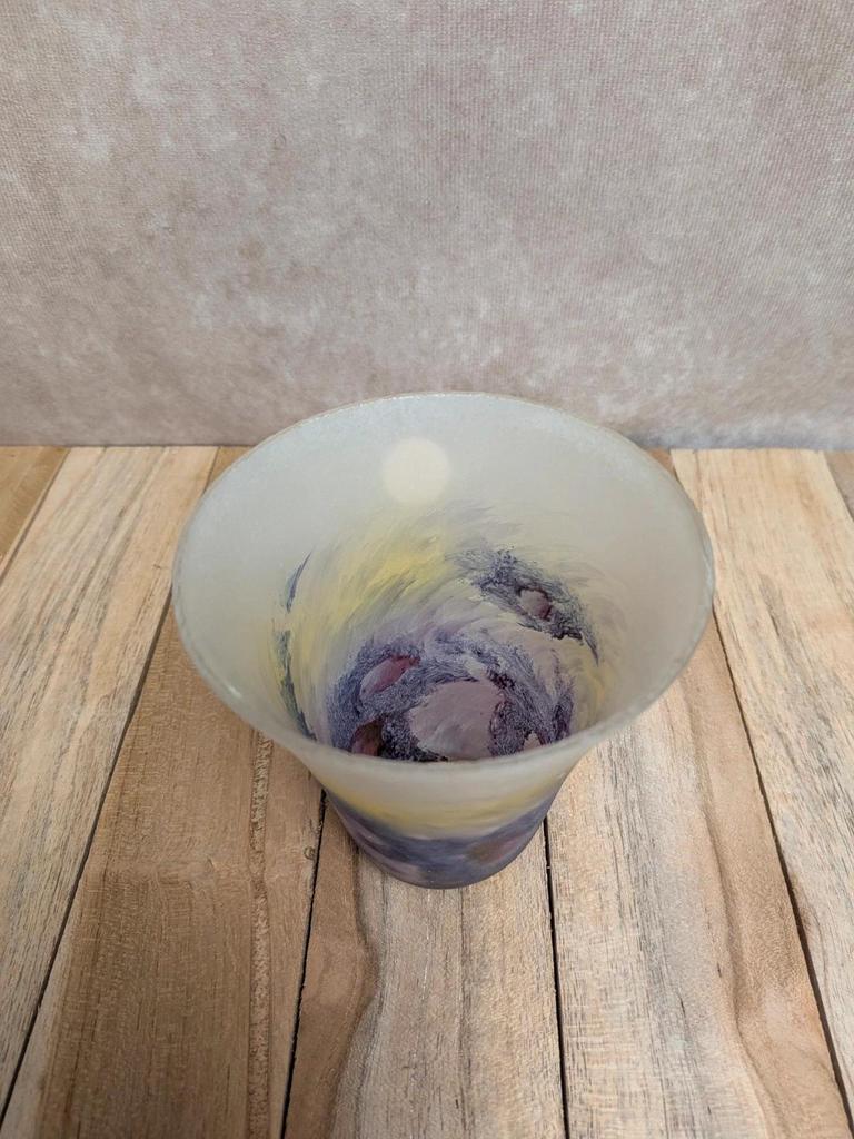 Antique lampshade in glass paste