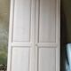 Double antique wooden doors