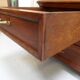Antique oak filing cabinet with drawers