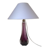 Crystal table lamp Val Saint Lambert, Belgium