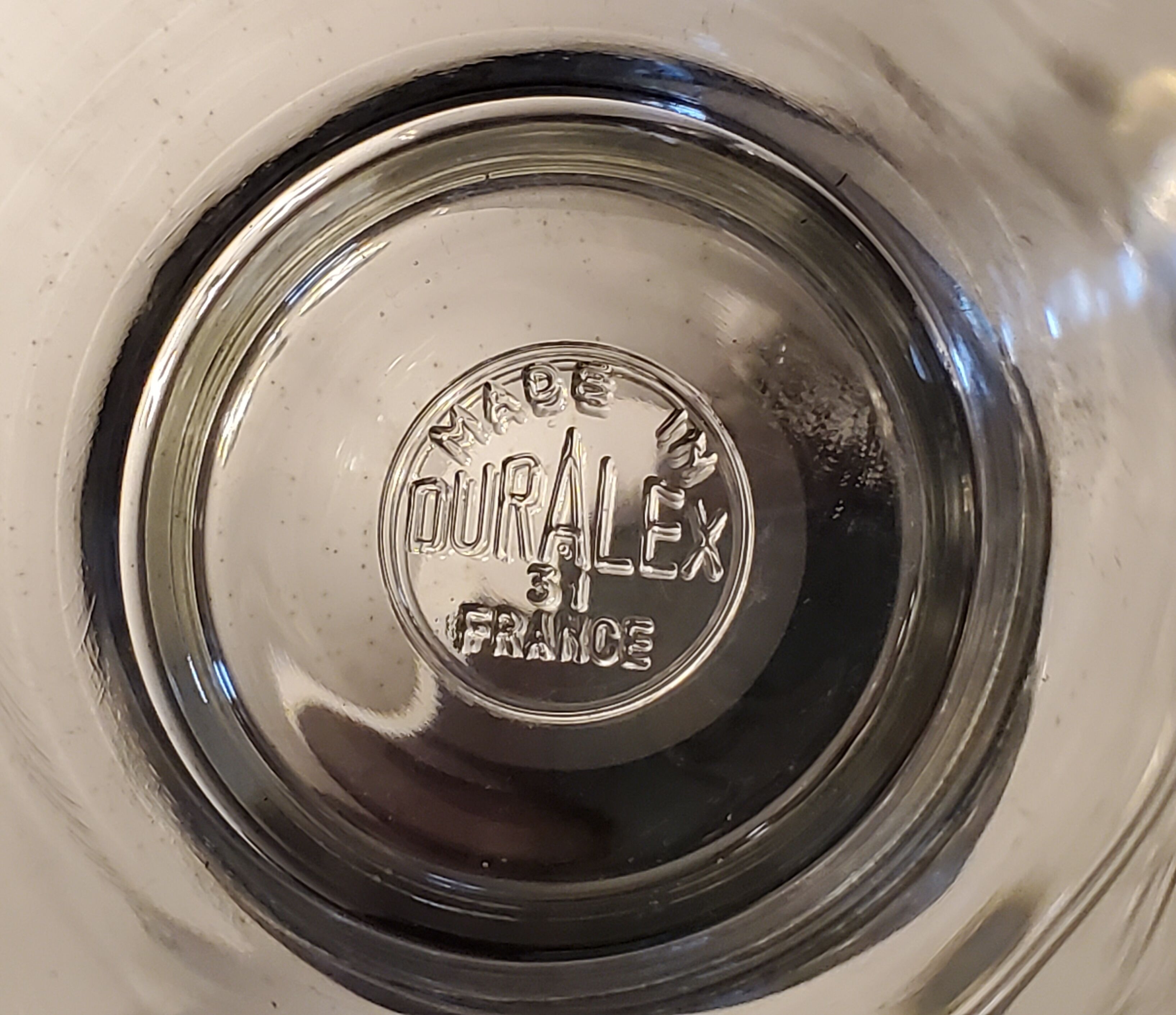6 verres à eau Duralex