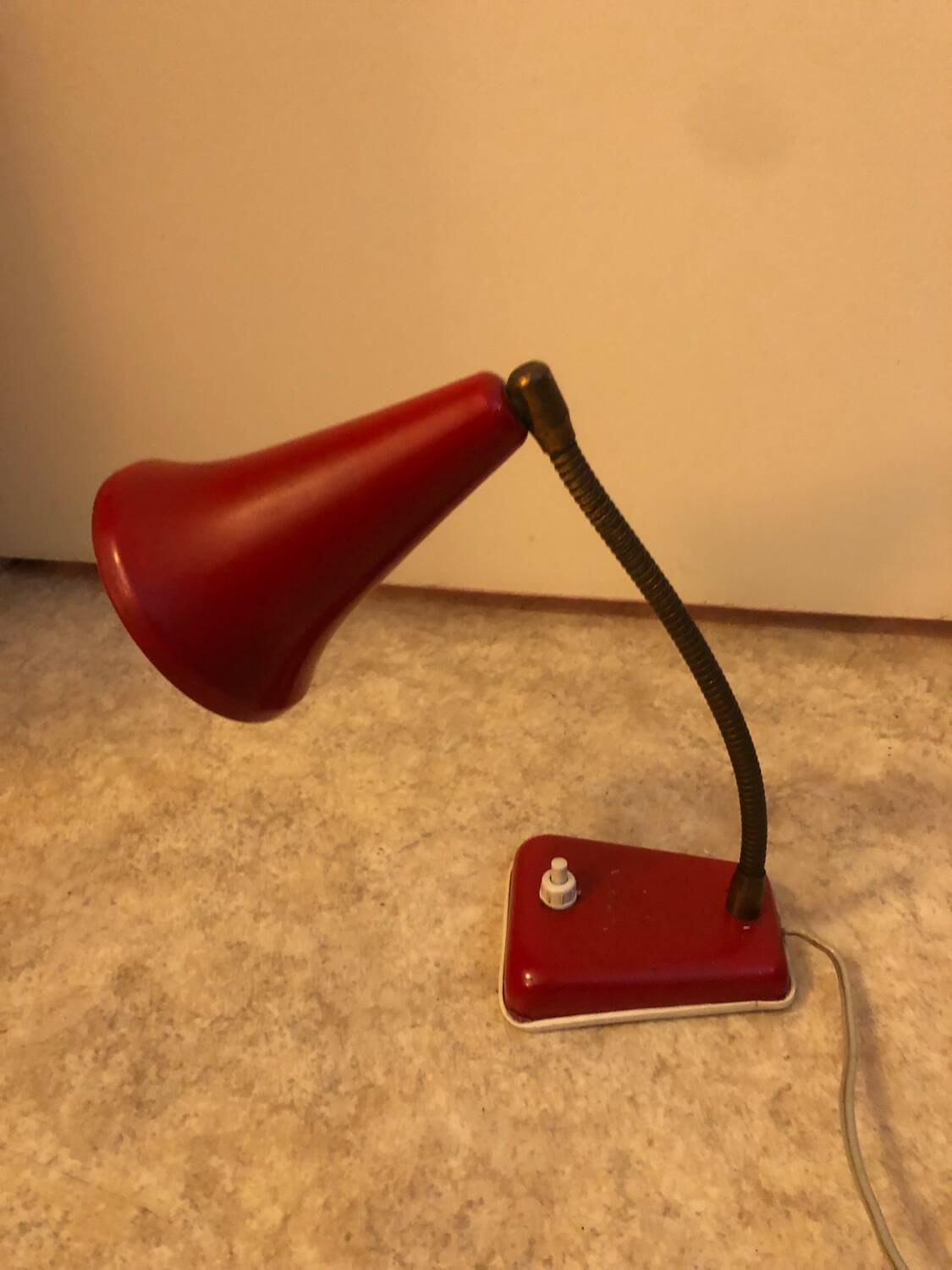 Orange 60s lamp