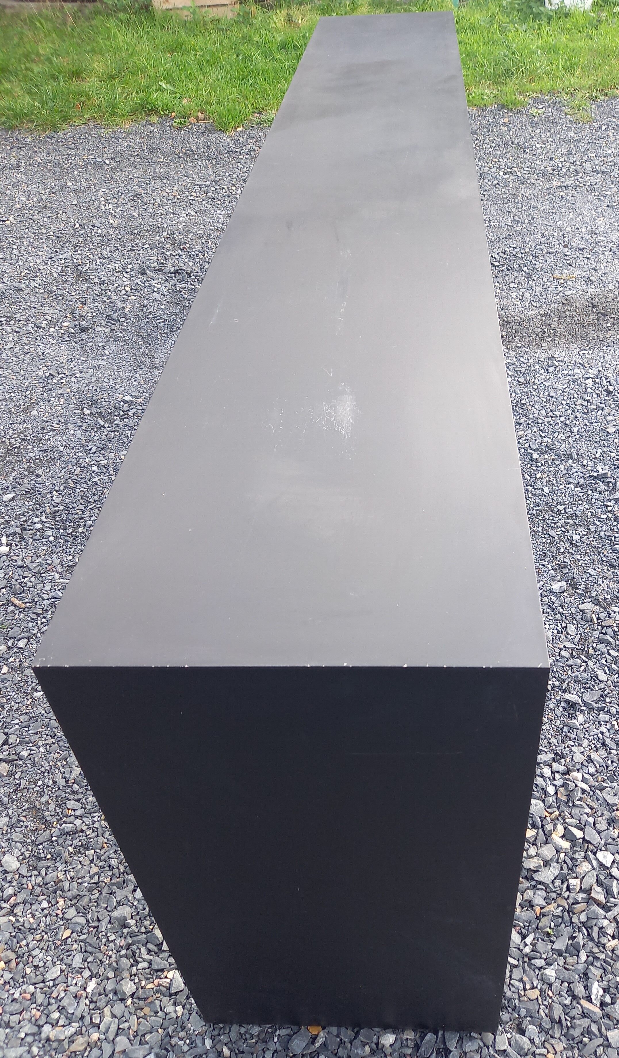 Metal industrial console