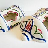 2 Vintage ceramic wall lights