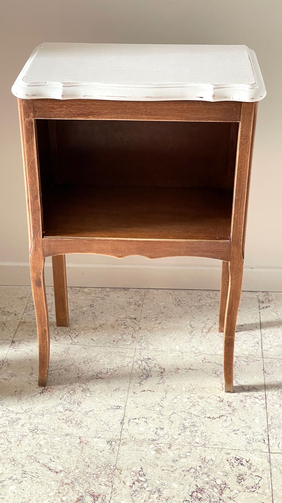 Vintage Wooden Bedside Table