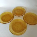 Flat plates Arcoroc Sierra amber