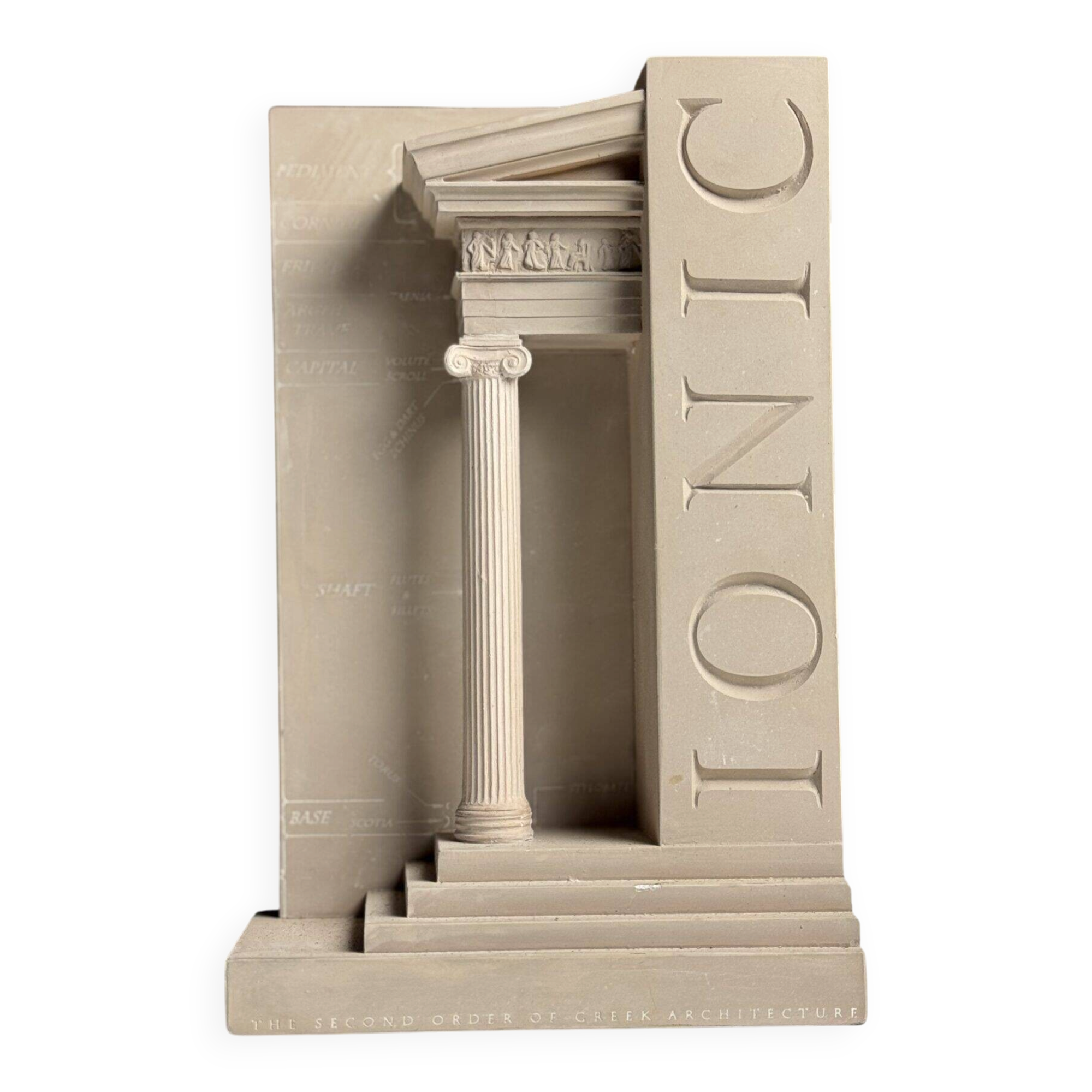 Set of ionic bookends