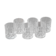 6 cut crystal whiskey glasses