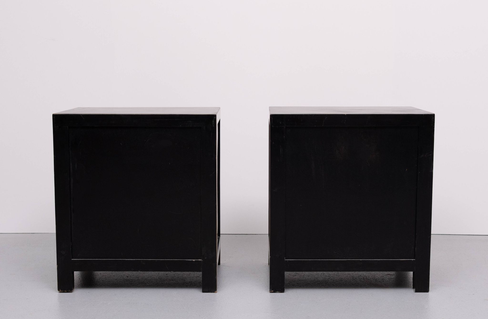 pair Chinese Black Night stands 1970s