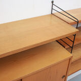 1960s String wall unit in ash, NIsse Strinning