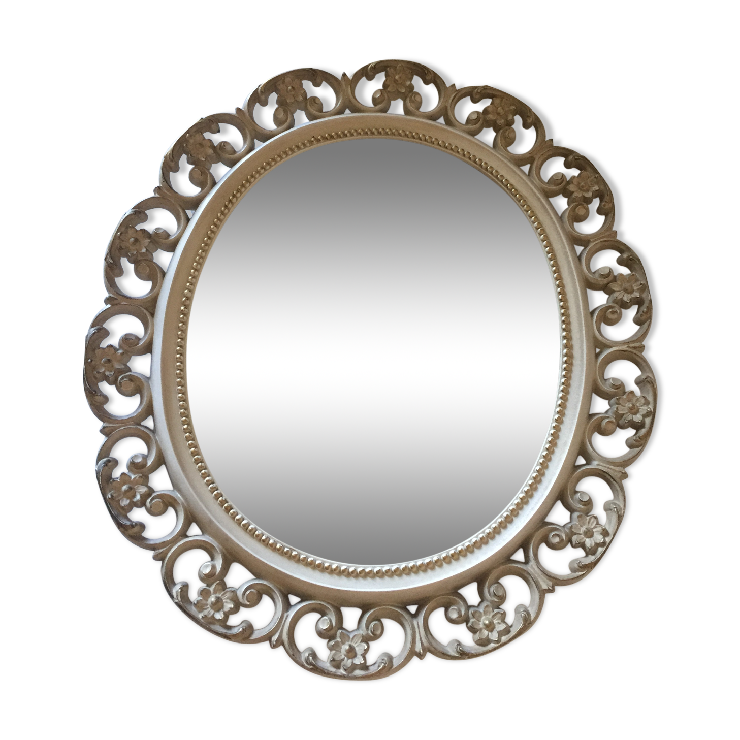 Vintage mirror Syroco Inc