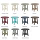 Round solid wood dining table handmade, Bacon Collection