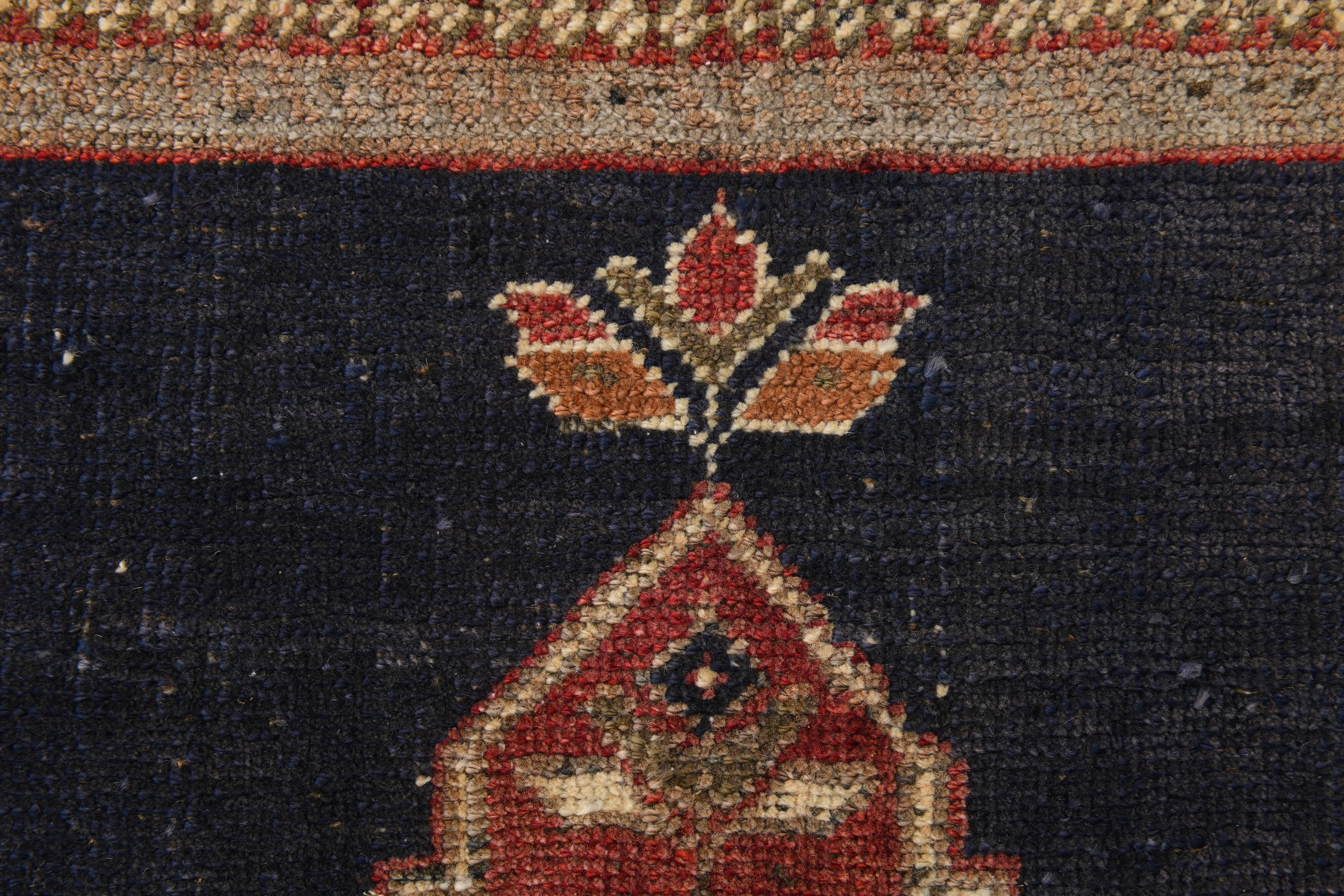 2x7 Small Size Vintage Runner Rug, 69x220Cm