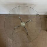 Table d'appoint verre design