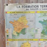 MDI school map "The territorial formation of France"