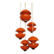 1970s cascading lamp by Klaus Hempel for Kaiser Leuchten