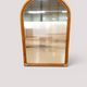 Miroir arche vintage en rotin et bambou (90x61 cm) – Style Riviera, années