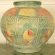 Scarified pansu terracotta vase