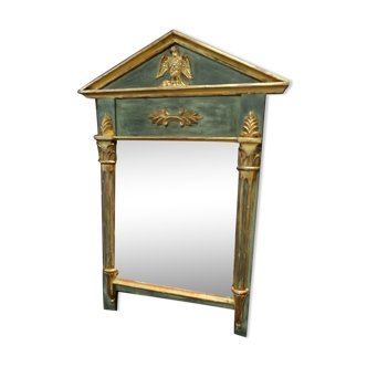 Empire style double patina mirror