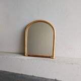 Rattan mirror