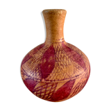 Berber vases in hand-painted terracotta period around 1920 / orientalist / ceramics