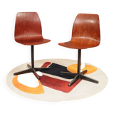 Vintage kids chairs set of 2 flototto 1970