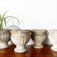 Antique Medici stone planters