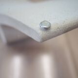 Table basse en verre, design italien, années 70, production : Italie